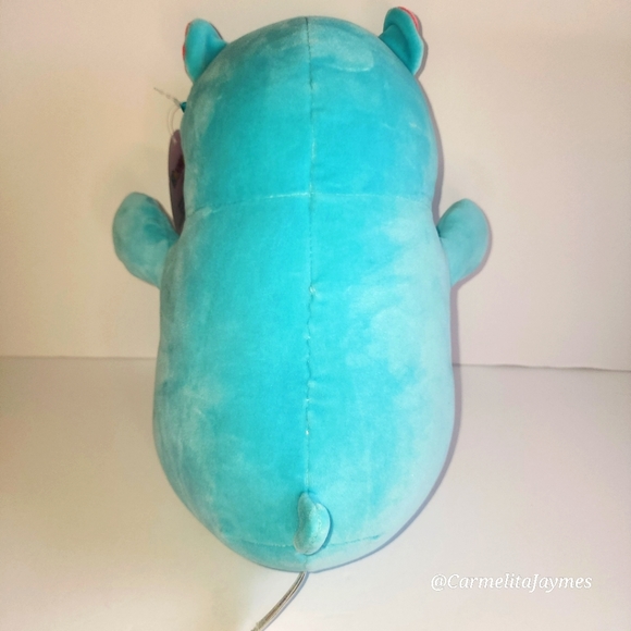 HOBART 🐹 12" Teal Cream & Pink Hamster HugMees Easter 2023 Squishmallow NWT - Picture 4 of 8